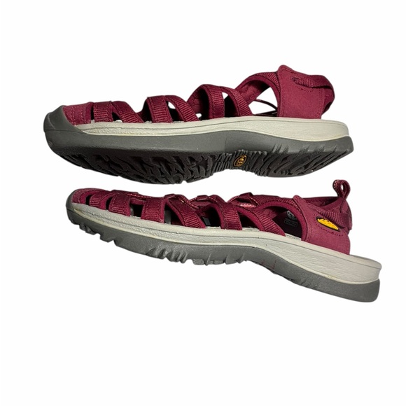 KEEN Women's Burgundy Whisper Sandals Sz 9.5 - Picture 8 of 13